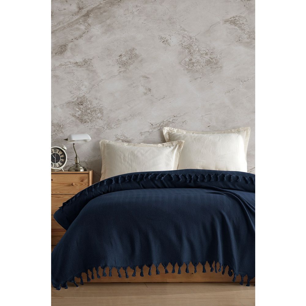 Double pique Berlino, colour: navy slika 1