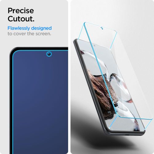 SPIGEN GLAS.TR SLIM KALJENO STAKLO 2-kom ZA XIAOMI 12T / 12T PRO CLEAR slika 5