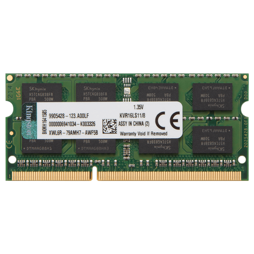 Memorija KINGSTON KVR16LS11 8 8GB SODIMM DDR3 1600MHz slika 1