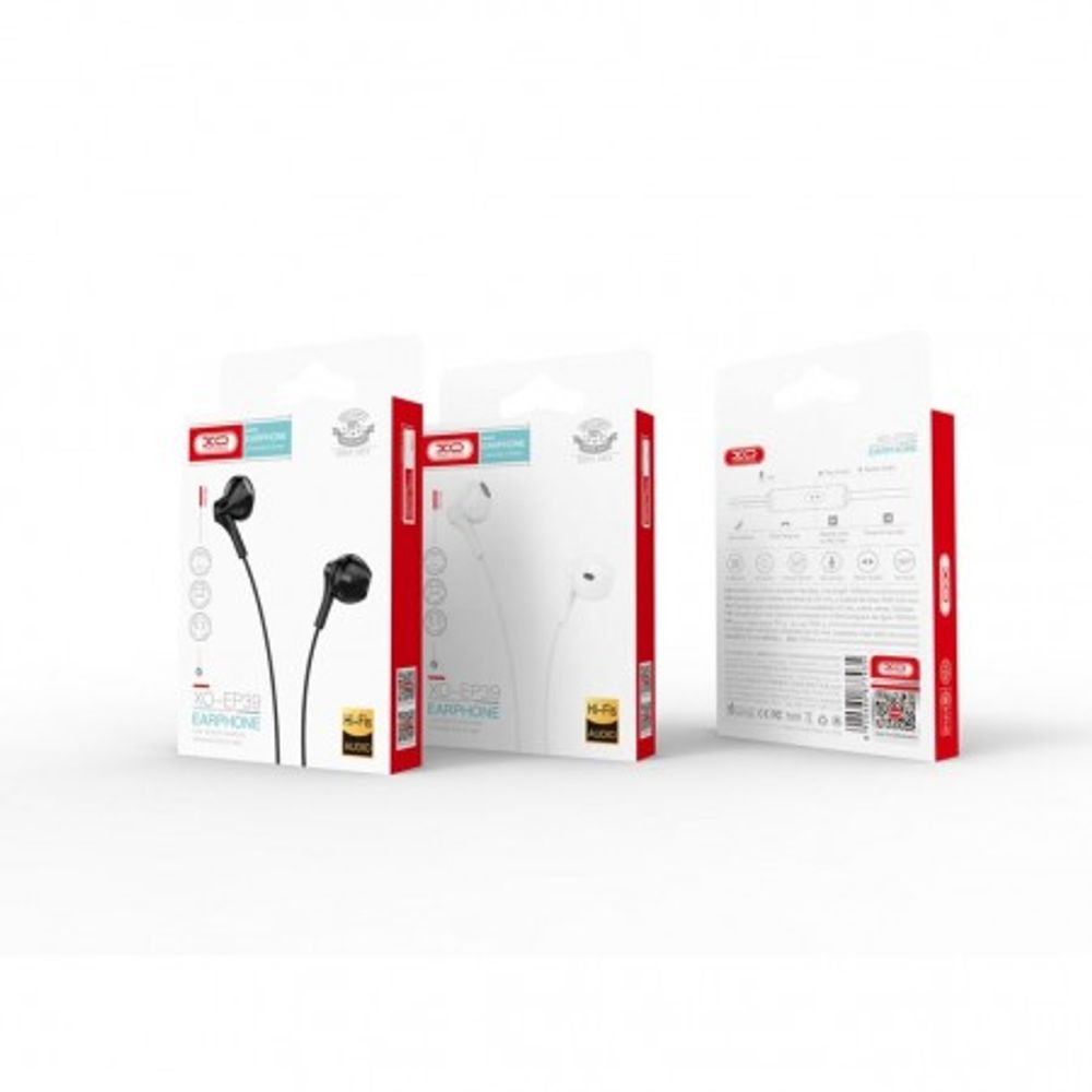 XO In-Ear Slušalice sa mikrofonom EP39 Black slika 3