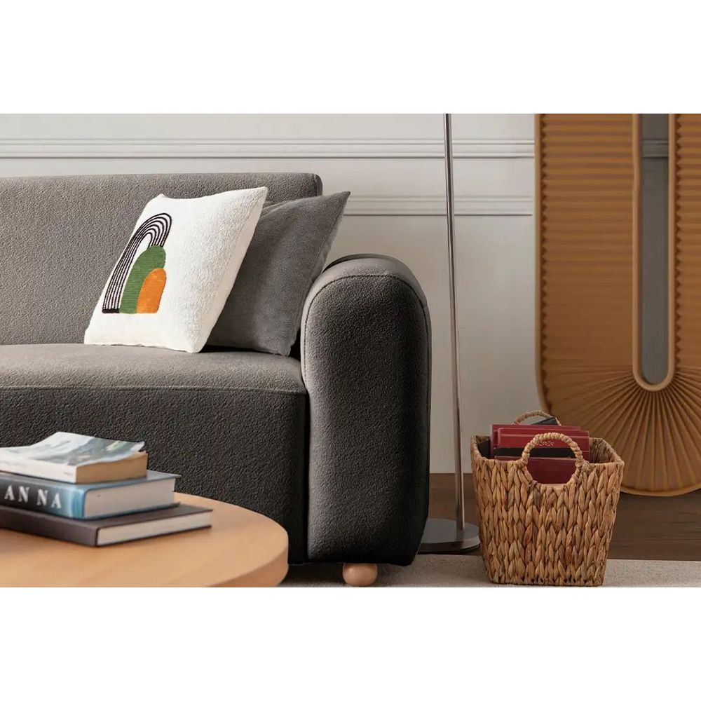 Ugaona Sofa S-Loft Lijeva - boja: antracit slika 8