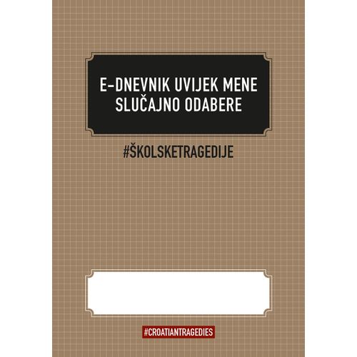 Bilježnica "Hrvatske tragedije" A4 - kvadratići SORTO slika 9