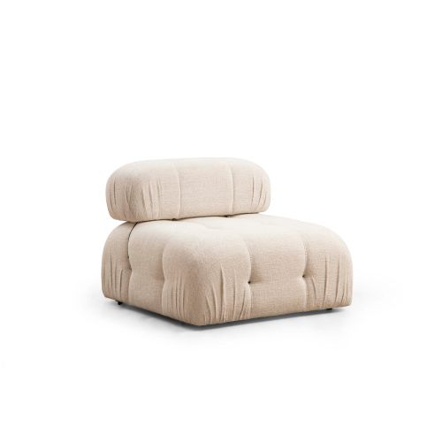 Atelier Del Sofa Trosjed, Krem, Bubble 3 Seater ( L1-O1-1R) - Bouclette slika 4