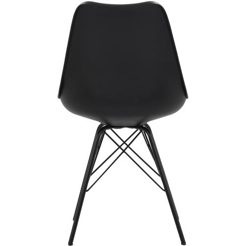 Blagovaonske stolice od umjetne kože 4 kom crne slika 31