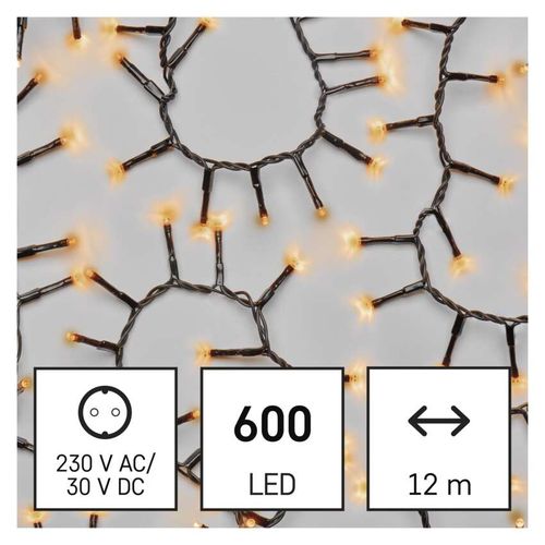 Emos LED svetlosni lanac 600 LED- jež 12m MTG-D4BV03 slika 2