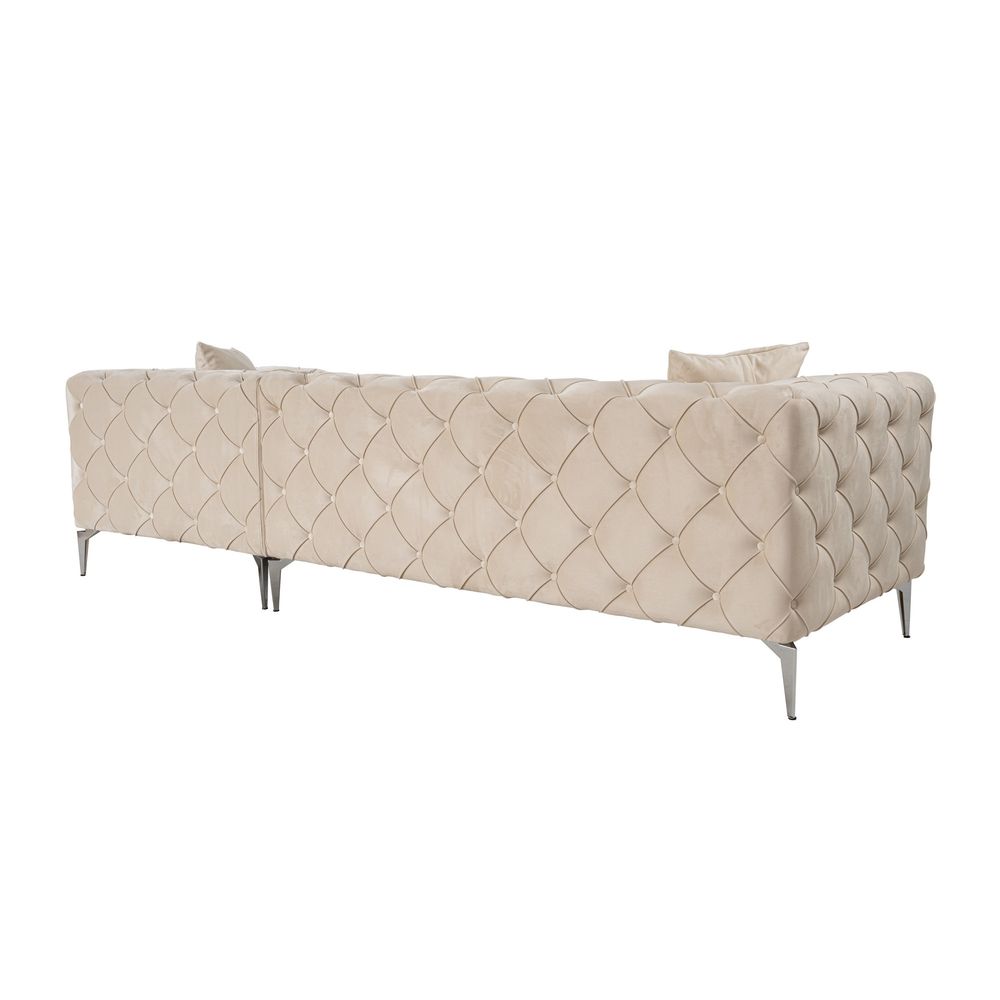 Como Eco Left - Bež Ugaona Sofa slika 7