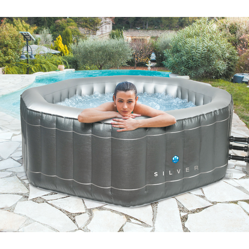 NetSpa Silver masažni bazen jacuzzi na napuhavanje 185x70cm slika 2