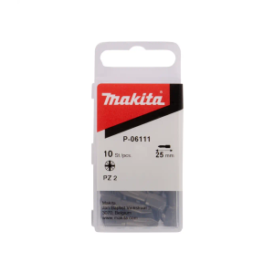 Makita - Set bitova PZ2 25mm, 10 komada P-06111