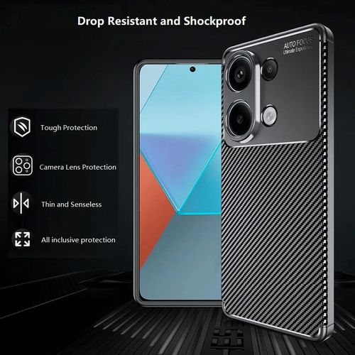 Techsuit – CarbonFiber maska za Xiaomi Poco X6 Pro – crna slika 4