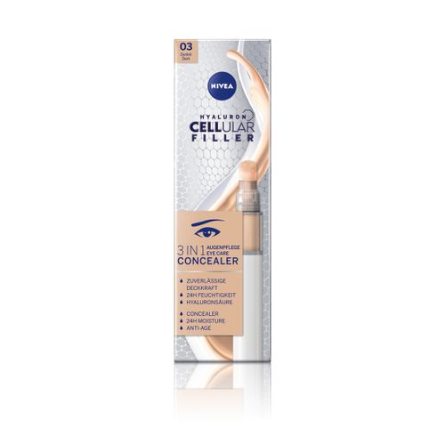 NIVEA Hyaluron Cellular Filler 3u1 korektor- dark 4ml slika 1