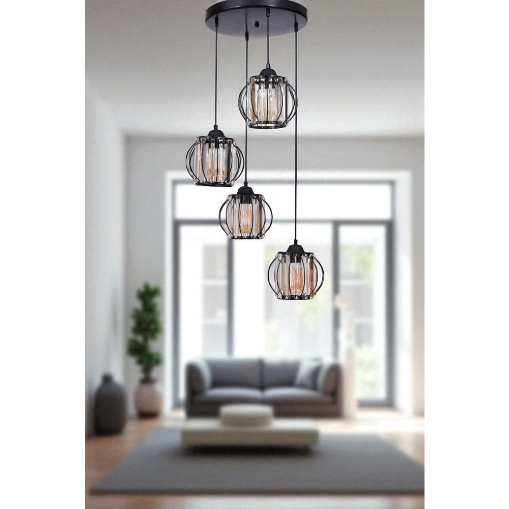 Opviq Luster 096, crni slika 1