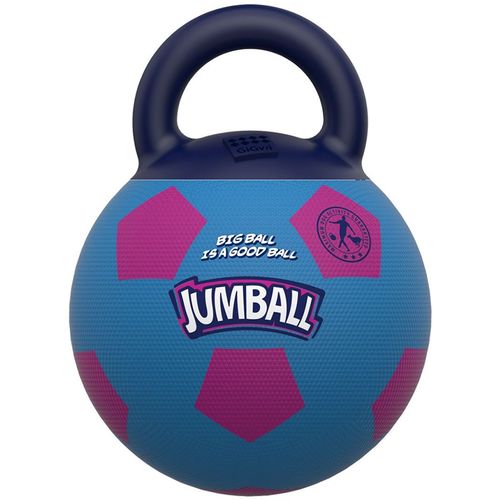 GiGwi Jumball lopta sa gumenom ručkom Fudbal slika 1