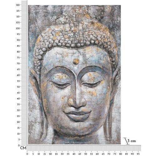 Mauro Ferretti Slika FACE BUDDHA LIGHT -A- cm 80X3X120 slika 7