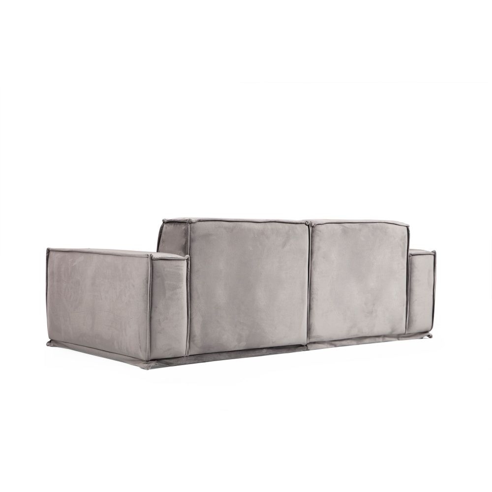 Lego Siva Dvosjed Sofa slika 5
