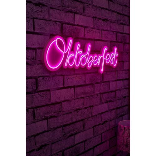 Wallity Ukrasna plastična LED rasvjeta, Oktoberfest - Pink slika 1
