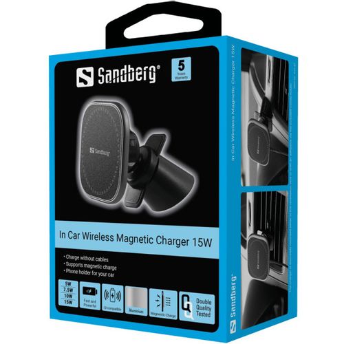 Magnetni držač sa bežičnim punjenjem Sandberg 15W 441-47 slika 6