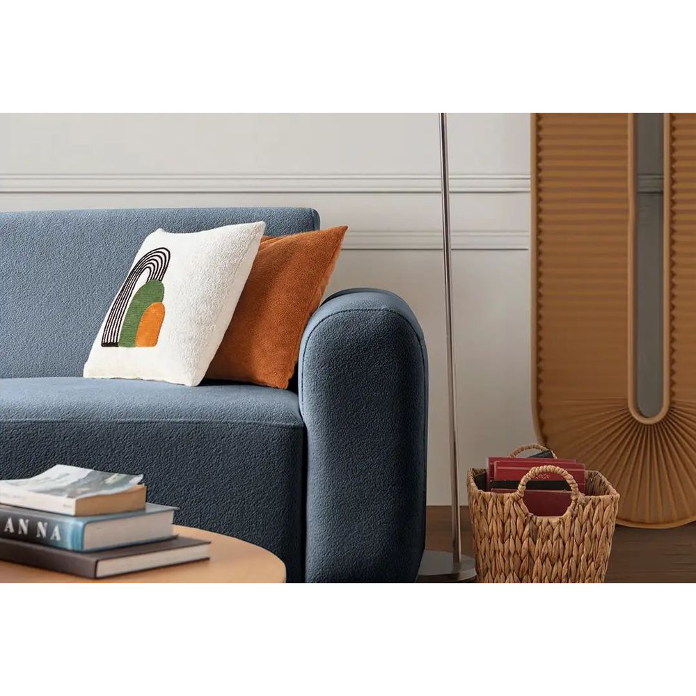 Ugaona Sofa S-Loft Left - Plava boja slika 8