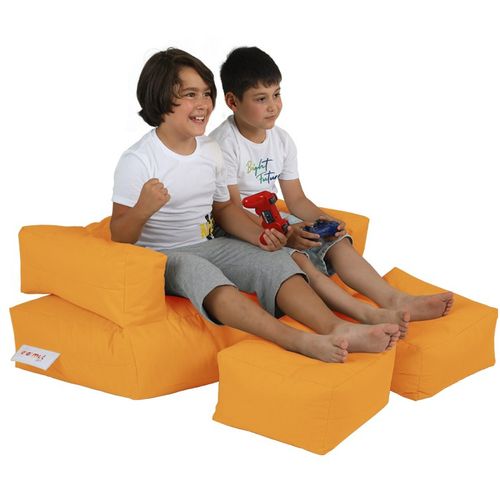 Atelier Del Sofa Double Kid - Narandžastibaštenska ležaljka za decu slika 3