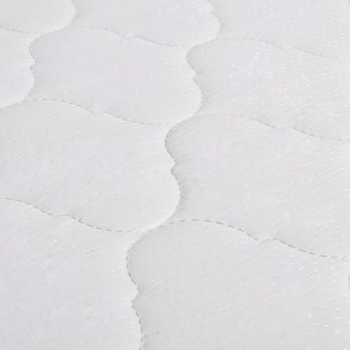 Krevet od umjetne kože s madracem od memorijske pjene bijeli slika 32