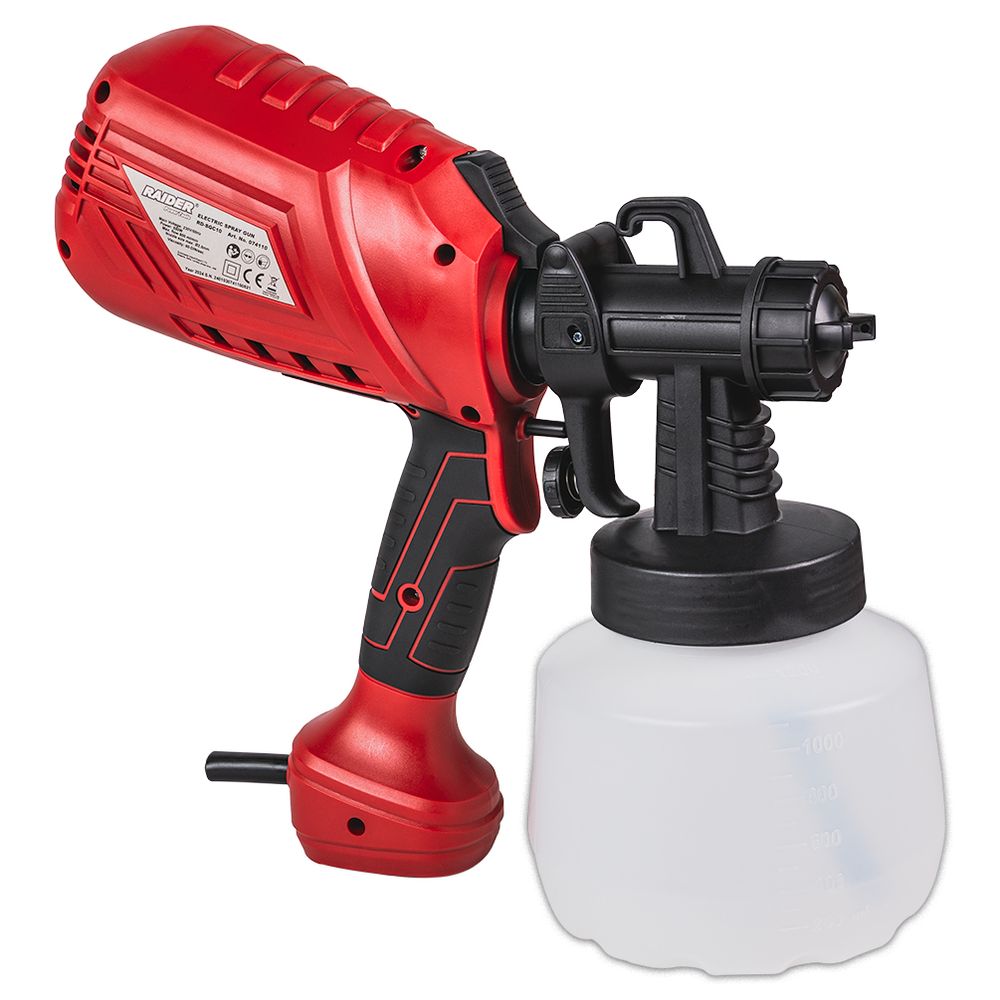 Električni pištolj za prskanje 550W Ø1.0 1.8 2.2 2.5mm 0,8L RD-SGC10 slika 2