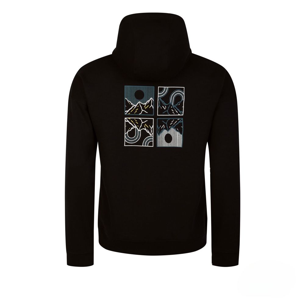 Dare2B Muški duks sa kapuljačom Distinctly Black/Black slika 2