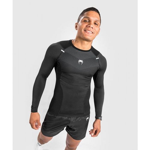 Venum Biomecha Rashguard Dugi Rukav Crno/Sivi L slika 1