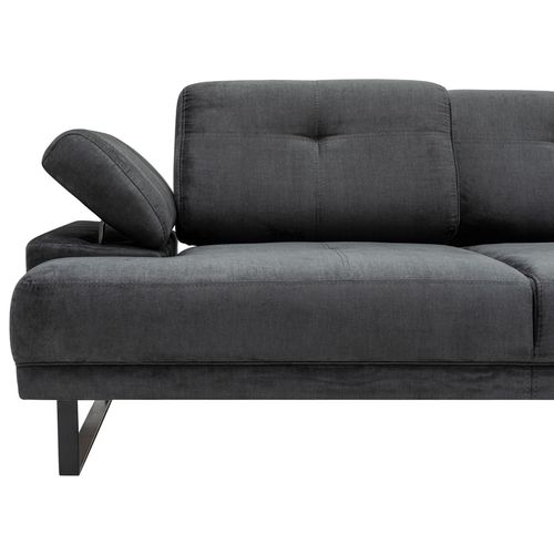 Atelier Del Sofa Kutna garnitura, Antracit, Mustang Large Right - Antracite slika 13