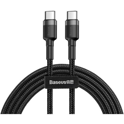 Baseus Cafule kabel pletena žica USB-C PD / USB-C PD PD2.0 60W 20V 3A QC3.0  2m slika 1