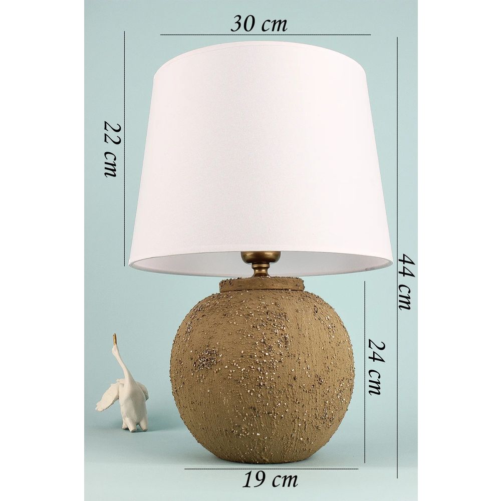 YL749 Senf Bijela Stolna Lampa slika 2
