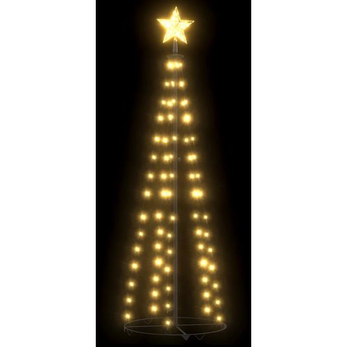 Stožasto božićno drvce sa 70 toplo bijelih LED žarulja 50x120cm slika 9