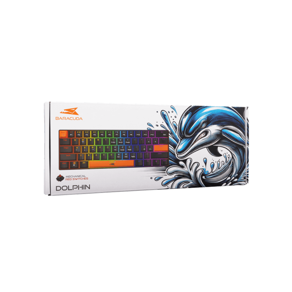 Baracuda Mehanička tastatura BGK-03111 DOLPHIN / US, crveni prekidači slika 8