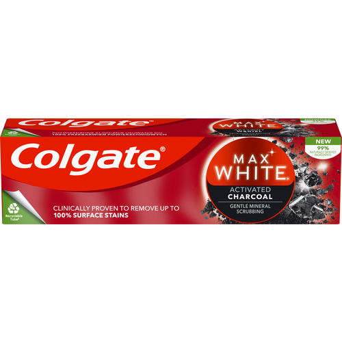 Colgate pasta za zube Max White Charcoal 75ml slika 1