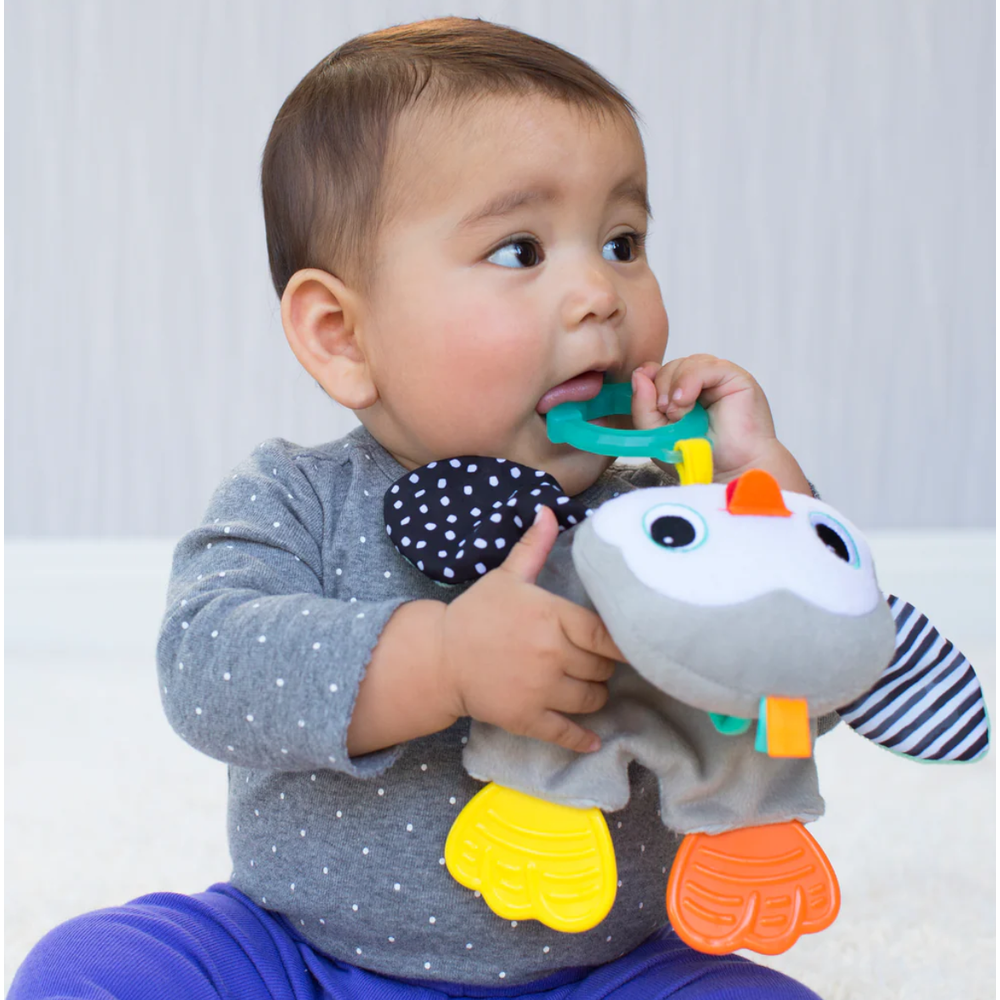 Infantino 316329 Baby plišana igračka Cuddly Teether - Pingvin slika 2