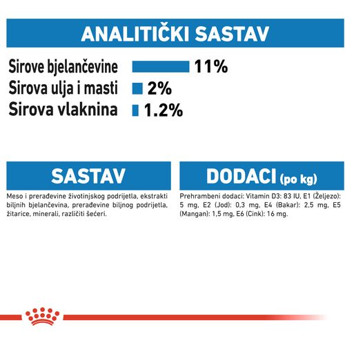 ROYAL CANIN FCN Ultra Light Weight Jelly, potpuna hrana za odrasle mačke, osigurava kontrolu tjelesne težine (u želeu), 12x85 g slika 4