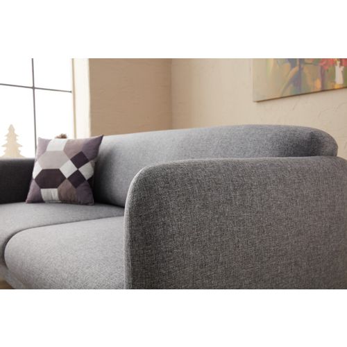 Atelier Del Sofa Kutna garnitura na razvlačenje, Sivo, Venus R - Grey slika 5