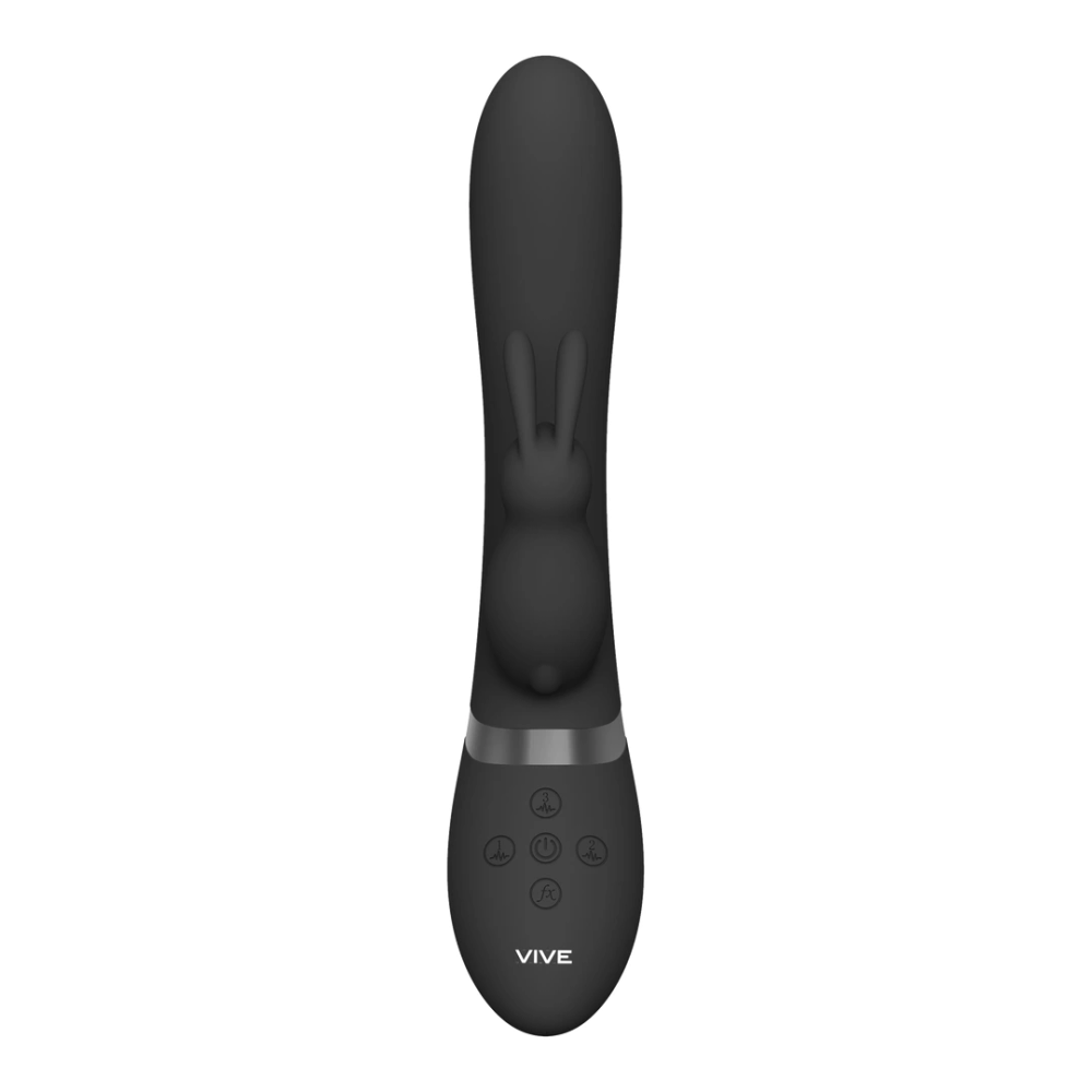 VIVE by Shots Taka - Vibrator rabbit na napuhavanje i vibraciju - crni slika 4