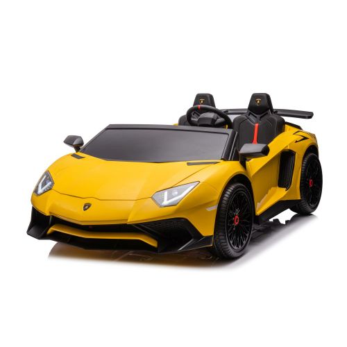 Licencirani auto na akumulator Lamborghini XXL A8803 24V - dvosjed -  žuti slika 6