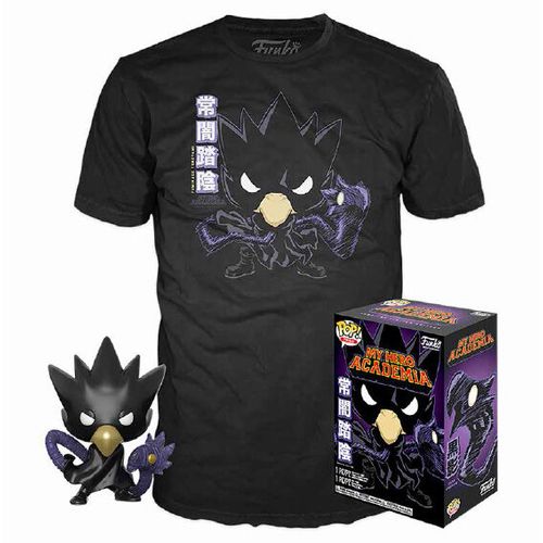 Set POP figure & Tee My Hero Academia Tokoyami size L slika 1