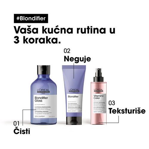 Loreal Professionnel Paris Blondifier regenerator nega za posvetljenu i blond kosu 200ml slika 9