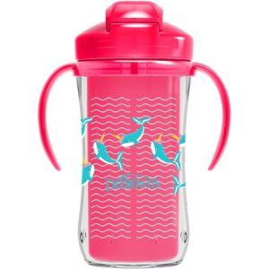 Dr Brown's Čaša za bebe sa slamkom 300ml Tc01201, Roza