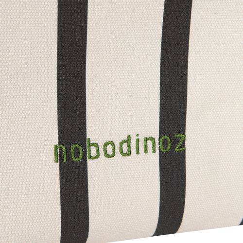 Nobodinoz Portofino Vodootporni Neseser Stripes, Black slika 3