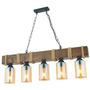 Simona 5Li Camlı Avize Walnut
Black Chandelier