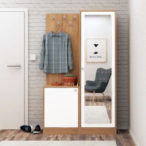 Hall stand Broc - Orah i Bijela