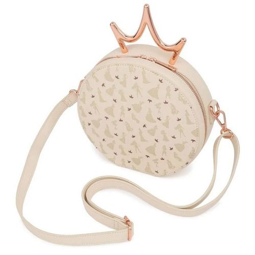 Loungefly Disney Ultimate Princess Metal Crown Cross Body Torba slika 2