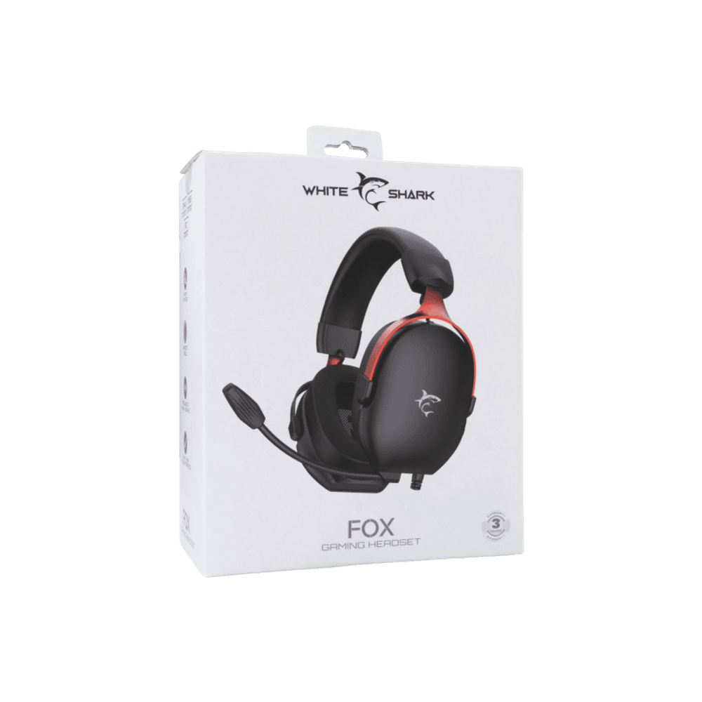 WHITE SHARK Slušalice GH-2445 FOX, crne slika 7