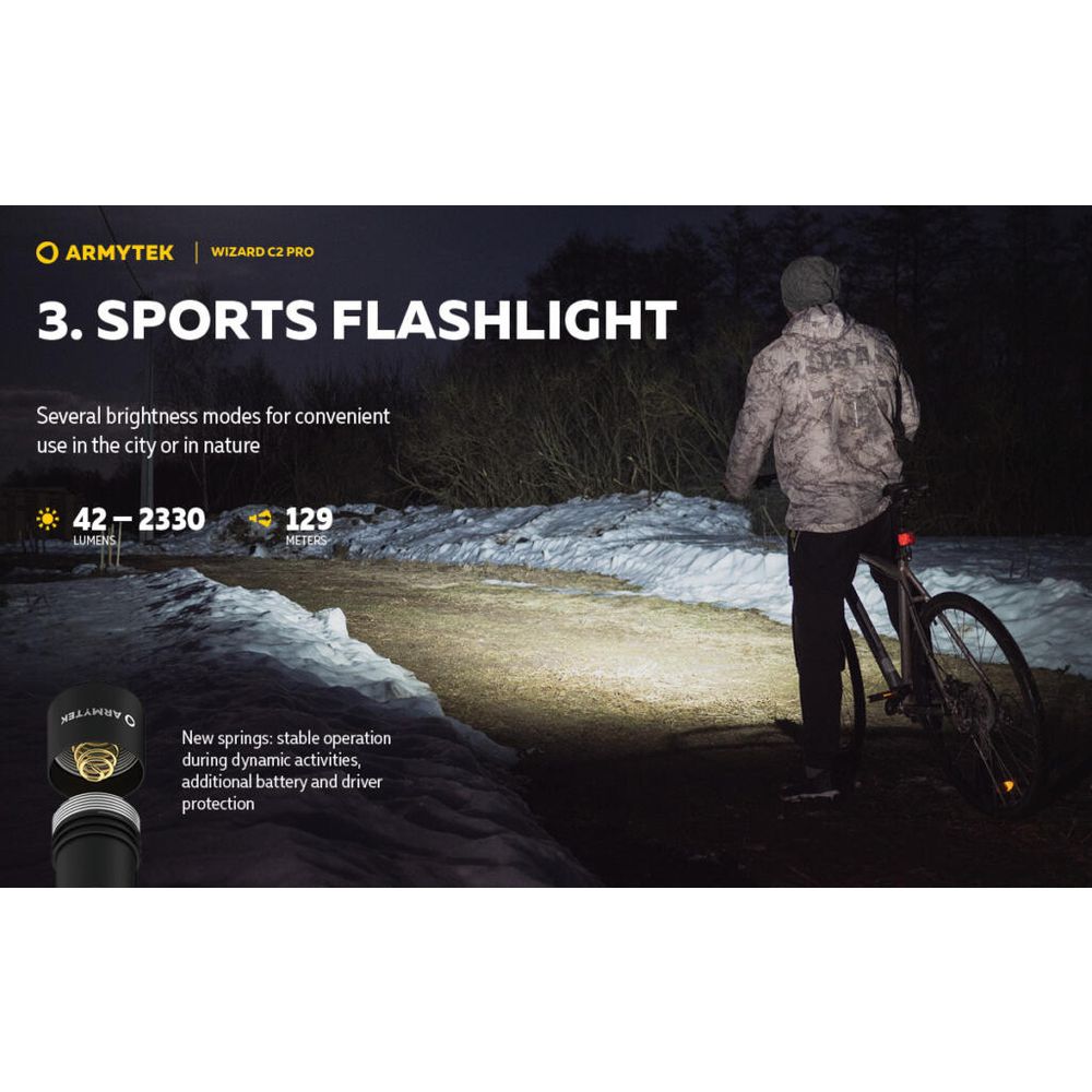 Armytek Baterijska lampa Wizard C2 Pro slika 23