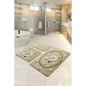 Birdie - Stone Stone Acrylic Bathmat Set (3 Pieces)