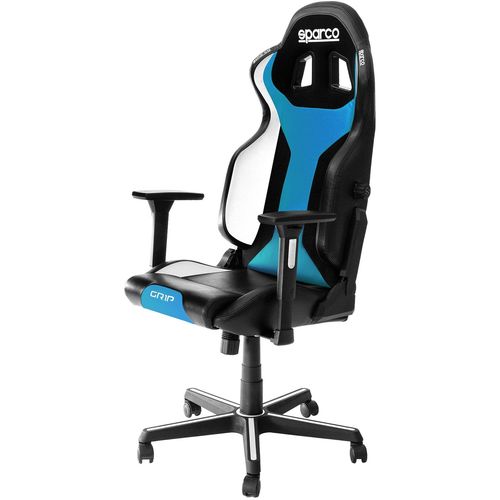 Sparco Grip gaming stolica, crno/nebesko plava slika 1