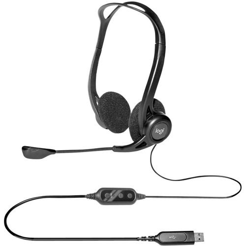 Slušalice Logitech PC960 Headset USB OEM 981-000100 slika 2