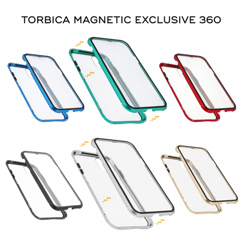 Maska Magnetic exclusive 360 za Samsung A307F/A505F/A507F Galaxy A30s/A50/A50s crna slika 1